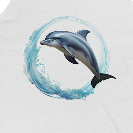 Coastal Joy dolphin tanktop design