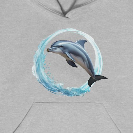 Coastal Joy Dolphin youth hoodie design