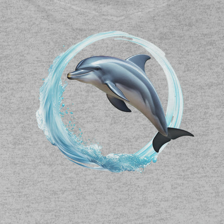 Coastal Joy Dolphin zip up design