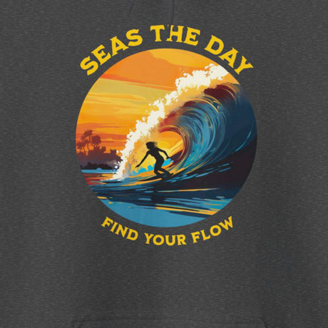 Ride The Tide drawstring hoodie design