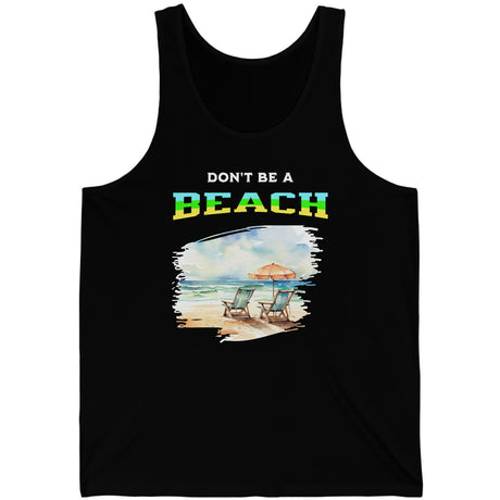 Don't be a beach tanktop in black