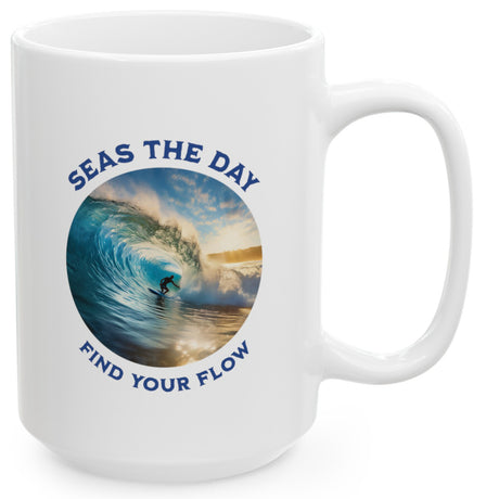 Find Your Flow White Mug (11 oz, 15 oz)