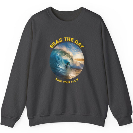 Find Your Flow sweatshirt in dark heather