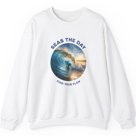 Find Your Flow sweatshirt in white