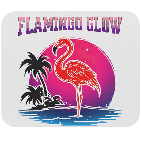 Flamingo Glow mousepad front