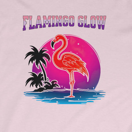 Flamingo Glow long-sleeve t-shirt in design