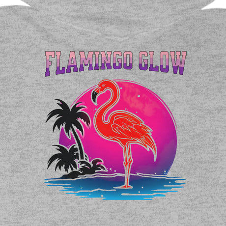 Flamingo Glow Zip Up Hoodie