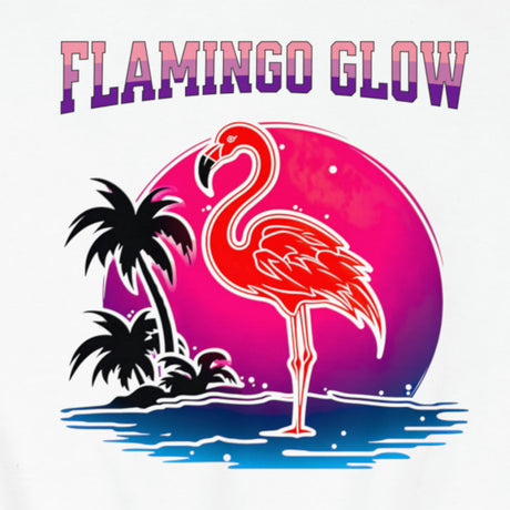 Flamingo Glow youth sweatshirt design