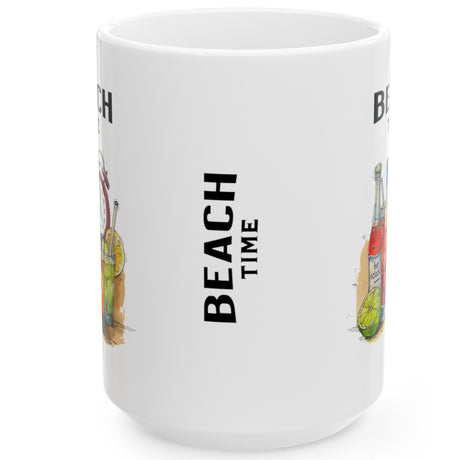 Beach Time (Always) 11 Oz White Mug