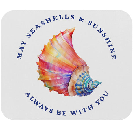 Front of Seashells And Sunshine mouse pad