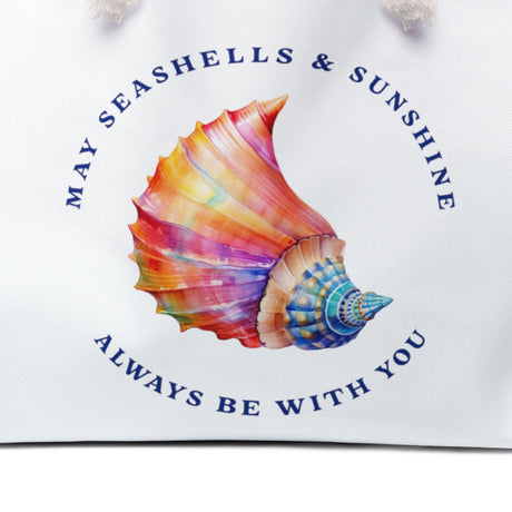 Seashells And Sunshine weekender handbag design