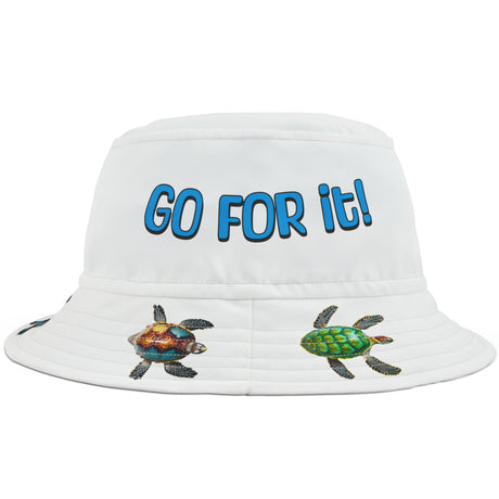 Go For It bucket hat front