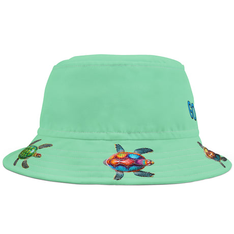 Go For It Sea Turtles bucket hat left