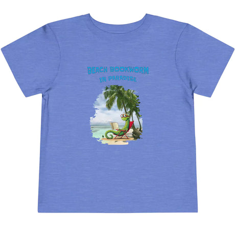 Carolina Blue Beach Bookworm toddler t-shirt