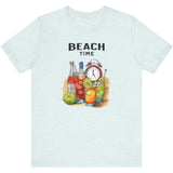 Ice blue Beach Time Always t-shirt