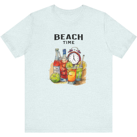 Ice blue Beach Time Always t-shirt