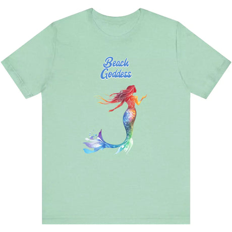 Heather Mint Beach Goddess (Mermaid) t-shirt