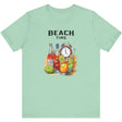 Heather mint Beach Time Always t-shirt