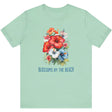 Mint green Blossoms By The Sea Hibiscus Flowers t-shirt