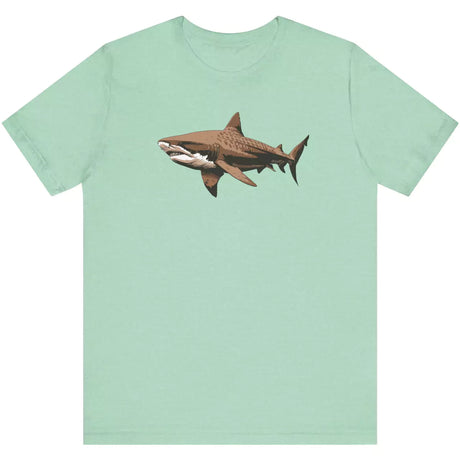 Heather Mint Tiger Shark Sea Prowler t-shirt