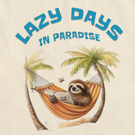 Close-up of Lazy Days In Paradise design