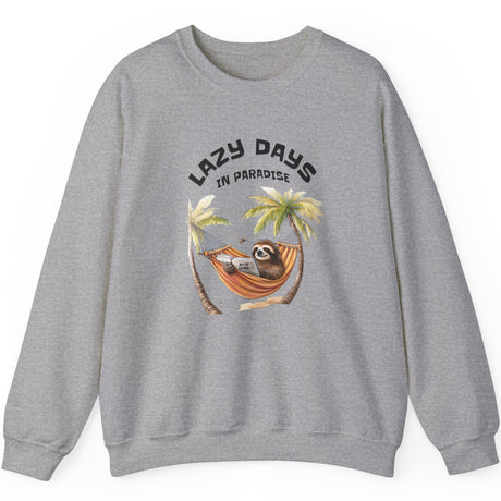 Lazy Days sweatshirt in sport gray