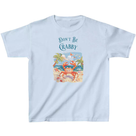 Light blue Don't Be Crabby toddler t-shirt