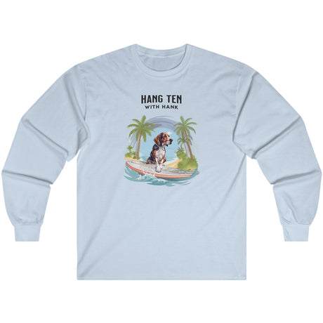 Light blue Hang Ten With Hank long-sleeve t-shirt