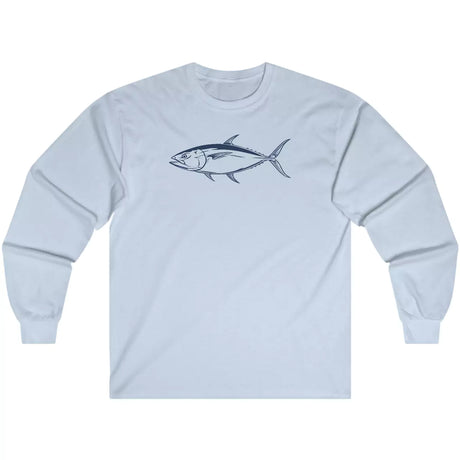 Light blue Majestic Yellowfin Tuna long-sleeve t-shirt