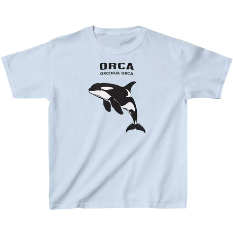 Light blue Orca (Orcinus Orca) youth t-shirt