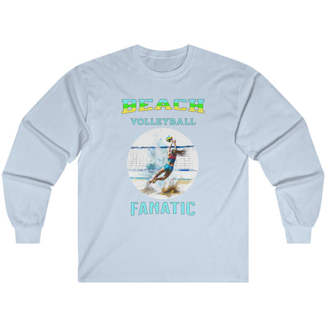 Light blue Women's Volleyball Fanatic long-sleeve t-shirt