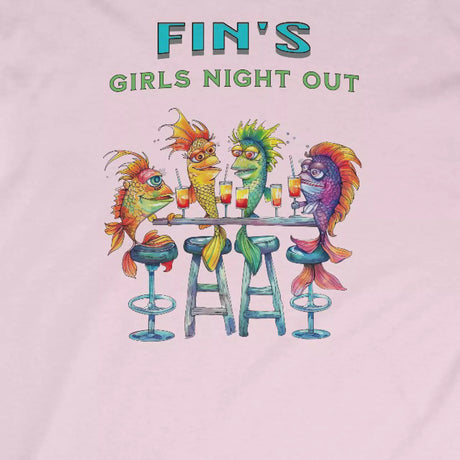 Design for Girls Night Out At Fin's long-sleeve t-shirt