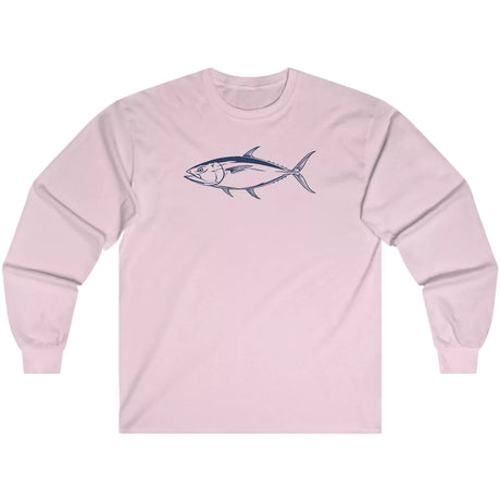 Light pink Majestic Yellowfin Tuna long-sleeve t-shirt