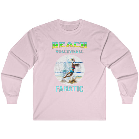 Light pink Women's Volleyball Fanatic long-sleeve t-shirt