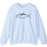 Majestic tuna light blue sweatshirt