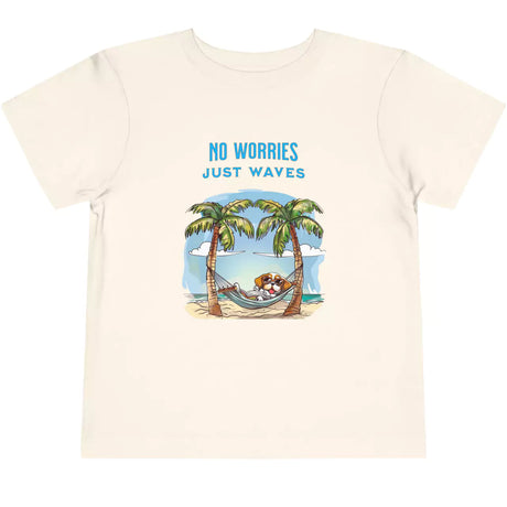 Natural No Worries Just Waves toddler t-shirt