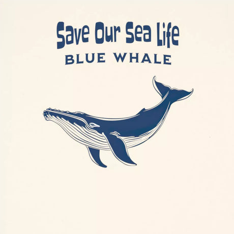 Design for Save Our Sea Life Blue Whale toddler t-shirt