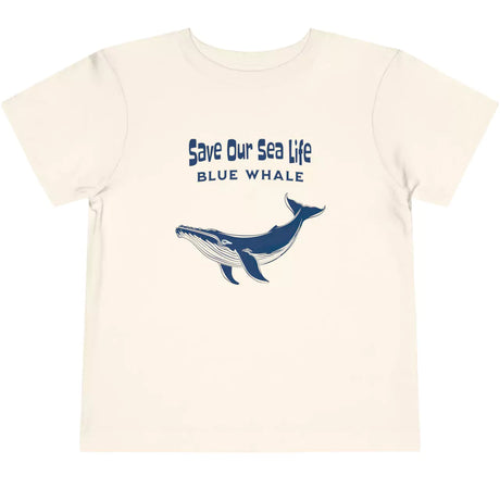 Vintage white Save Our Sea Life Blue Whale toddler t-shirt