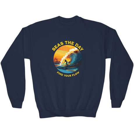 Navy Ride The Tide youth sweatshirt