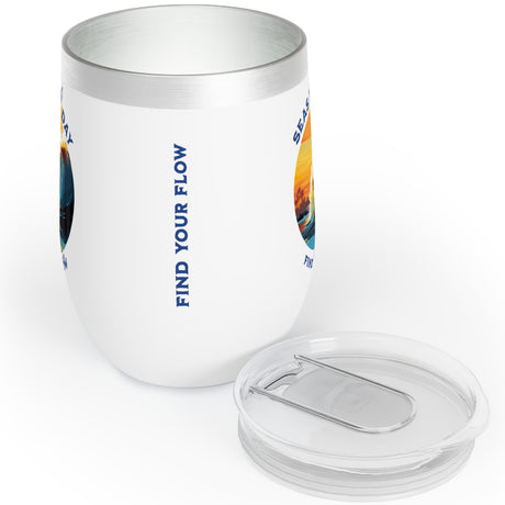 Ride The Tide insulated tumbler with top