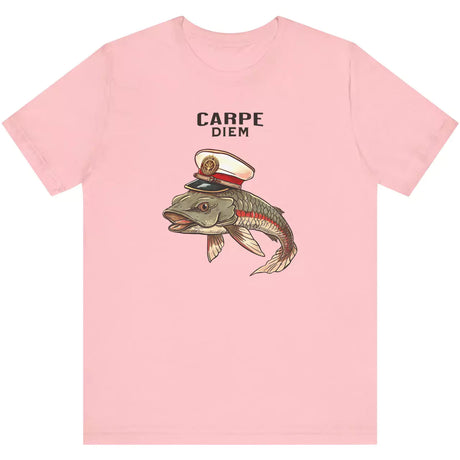 Pink Carpe Diem Fish t-shirt