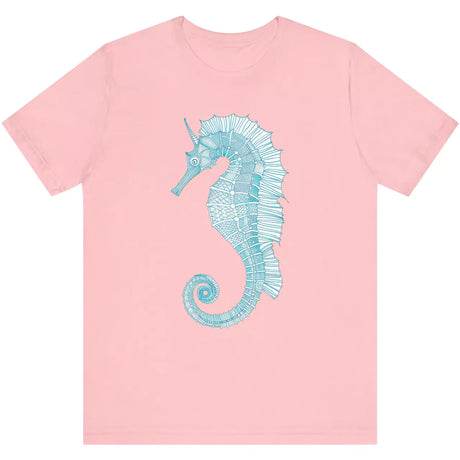 Pink Intricate Seahorse t-shirt