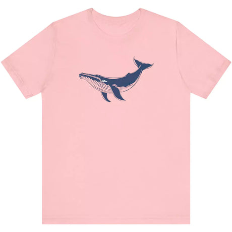 Pink Majestic Blue Whale t-shirt