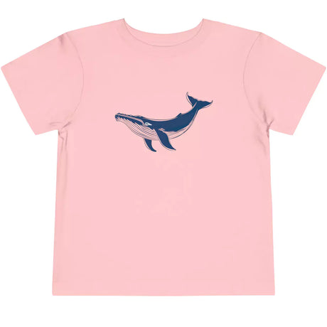 Pink Majestic Blue Whale toddler t-shirt