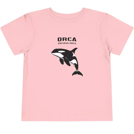 Pink Orca (Orcinus Orca) toddler t-shirt