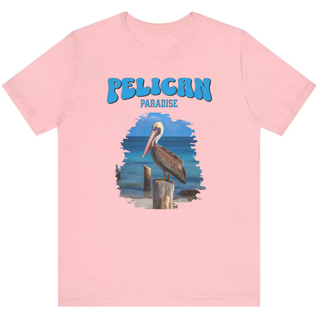 Pink Pelican Paradise t-shirt