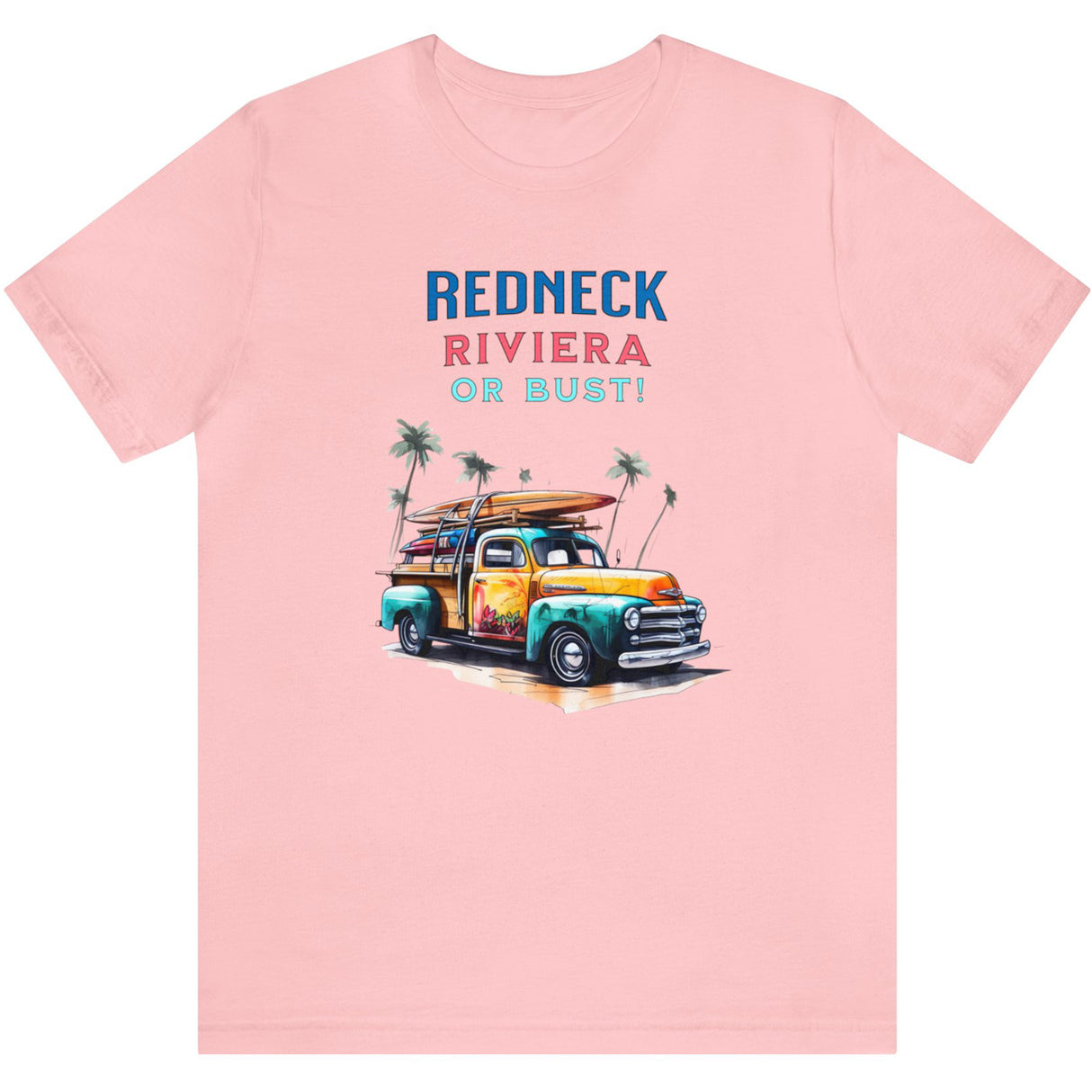 Pink Redneck Riviera Or Bust t-shirt