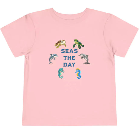 Pink Seas The Day (Sealife) Toddler T-Shirt