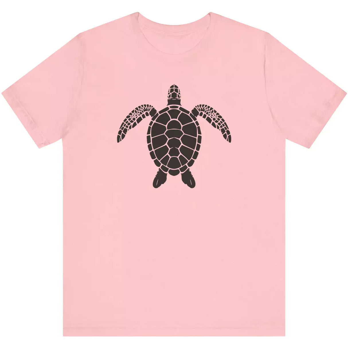 Pink Silhouette Sea Turtle t-shirt