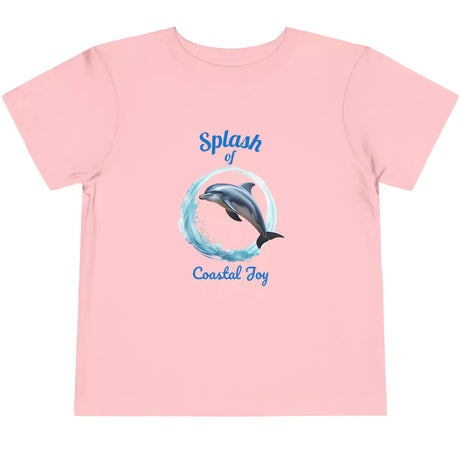 Pink Splash Dolphin toddler t-shirt